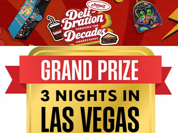 Jason’s Deli 50th Anniversary Promotion – Win a $5,400 Las Vegas Trip