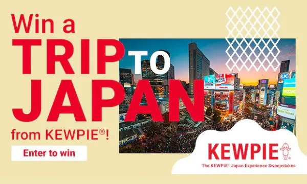 The Kewpie Japan Experience Sweepstakes: Win a $15,000 Trip to Japan for Two