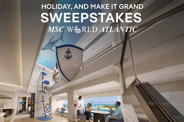 MSC Cruises Holiday, and Make It Grand Sweepstakes: Win a $30,000 Luxury Cruise for 8