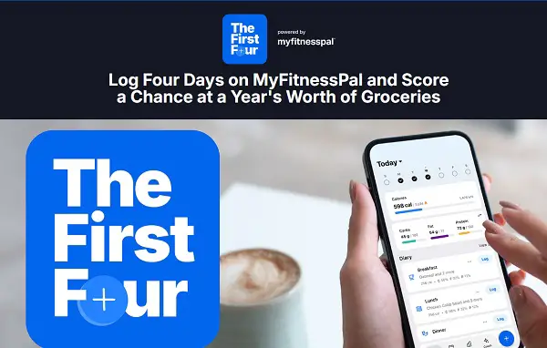 MyFitnessPal® First Four Sweepstakes – Win $7,500 Toward a Year of Groceries
