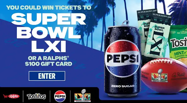 2026 Pepsi x Ralphs Big Game Sweepstakes: Win Super Bowl LXI Tickets!
