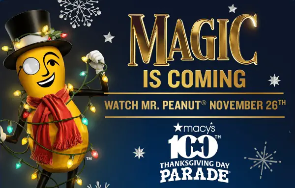 Planters x Macy’s Thanksgiving Parade Sweepstakes: Win a $10,000 NYC Parade Trip for Five