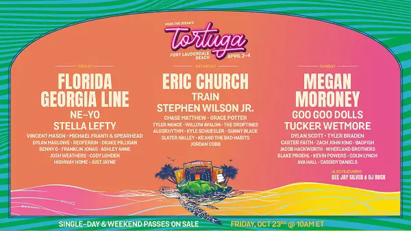 Tortuga Music Festival 2027 Sweepstakes: Win a $4,000 VIP Trip for Two from SiriusXM