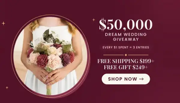 Sola Wood Dream Wedding Giveaway: Win a $50,000 Wedding Package or Cash
