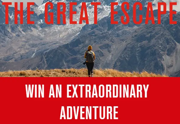 The Great Escape Peru Sweepstakes: Win a $10,648 Machu Picchu Adventure Trip for Two