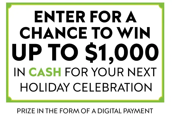 WHITE CLAW Hard Seltzer Holiday On Us Instant Win Sweepstakes – Win Up to $1,000 Cash [190 Winners]