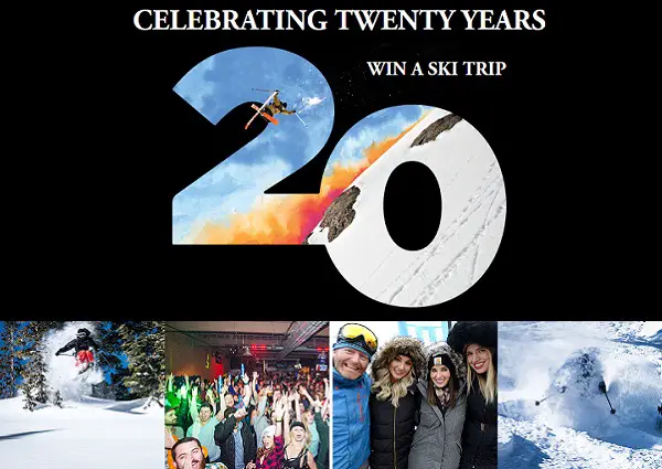 Freeskier 20 Year Anniversary Tour Contest