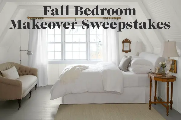 Allswellhome.com Win $4500 Fall Bedroom Makeover Sweepstakes