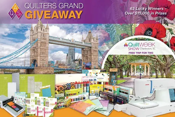 AQS Quilters Grand Giveaway 2020