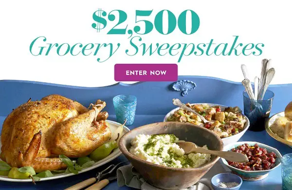 Bhg.com $2,500 Grocery Sweepstakes