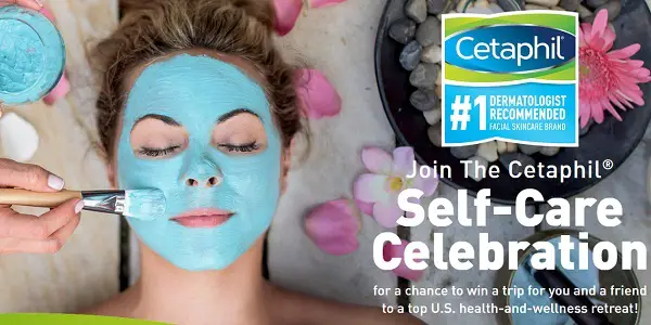 Cetaphil Self-Care Celebration Sweepstakes: Win 1 of 5 Spa Trips