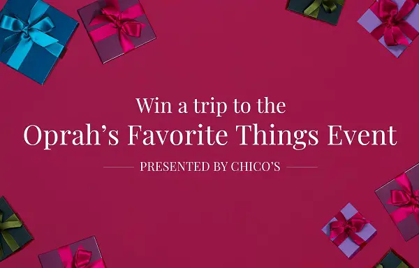 Win Ticket to Oprah’s Favorite Things Event Sweepstakes