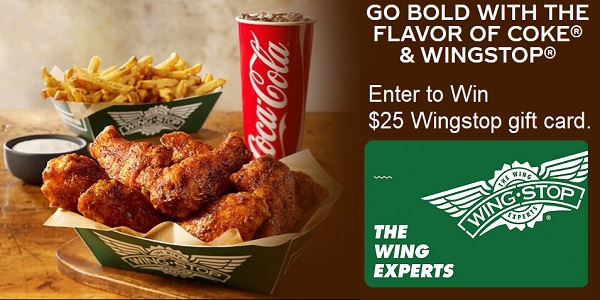 Coca-Cola Wingstop Gift Card Instant Win Game