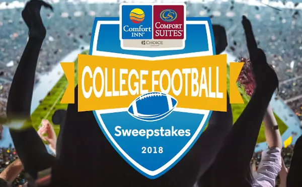 Comfort College Football Sweepstakes on comfortcfbsweepstakes.com