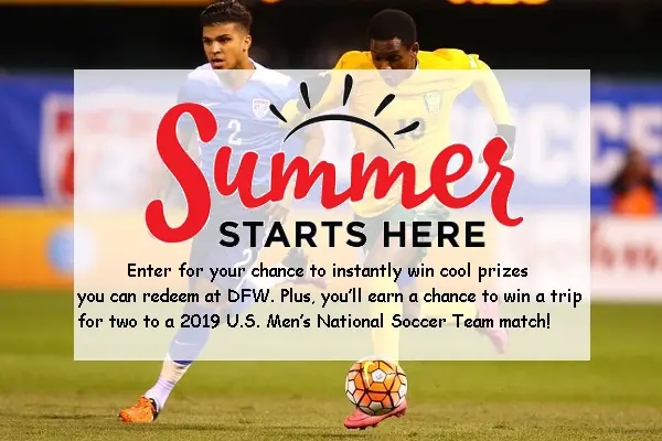 Coca-Cola and DFW Airport Summer Sweepstakes 2018