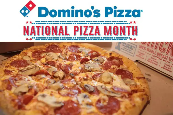 Domino’s National Pizza Month Giveaway: Win $50 Gift Card