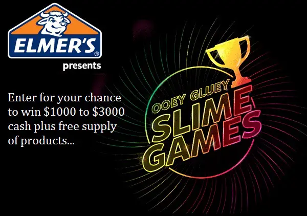 Elmer's OOEY Gluey Slime Games Contest