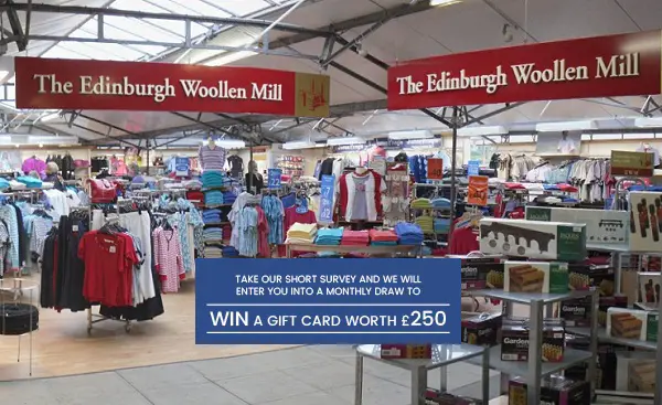 The Edinburgh Woollen Mill Customer Survey: Win £250 Gift Card!
