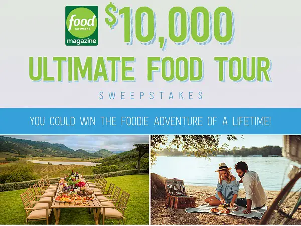 Food Network Magazine $10000 Dream Big Sweepstakes