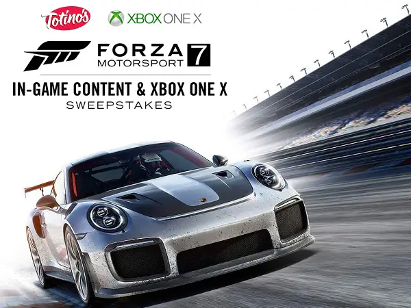 Totinos.com Forza Motorsport 7 Xbox One X Sweepstakes