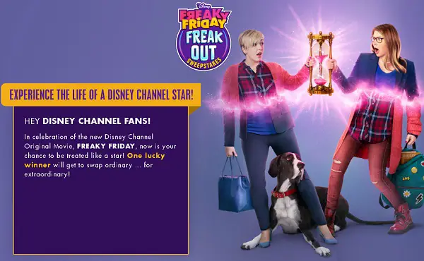 Disney Freaky Friday Freak Out Sweepstakes