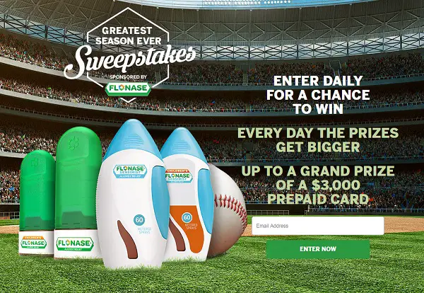 “Flonase Greatest Season Ever” Sweepstakes