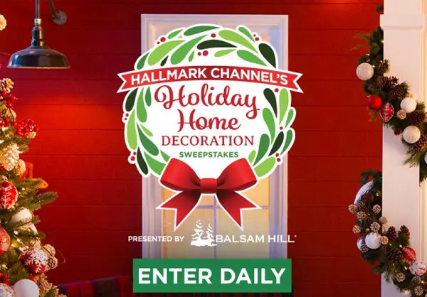Hallmark Channel’s Holiday Home Decoration Sweepstakes: Win $10000 Cash!