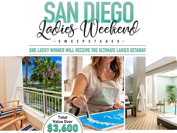 HGTV Magazine San Diego Ladies Weekend Sweepstakes