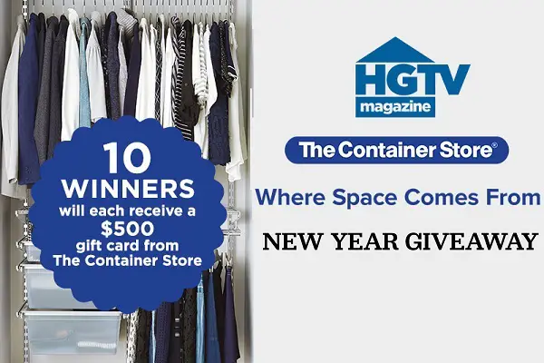 HGTV.com The Container Store Sweepstakes