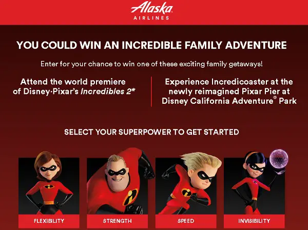 The Incredible Adventure Sweepstakes