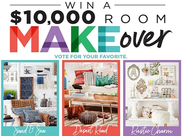 Michaels.com Win $10000 Room Makeover Sweepstakes