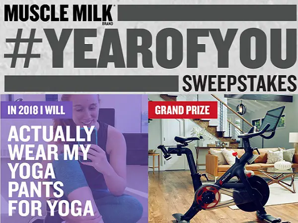 Muscle Milk “Year of You” Sweepstakes: Win 1 of 574 Prizes!