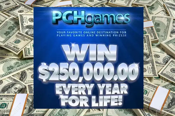 PCH.com $250,000 a Year for Life Giveaway