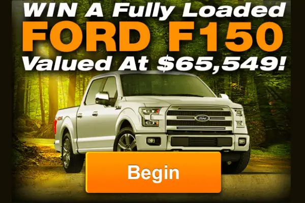 PCH.com Ford Truck F-150 Giveaway