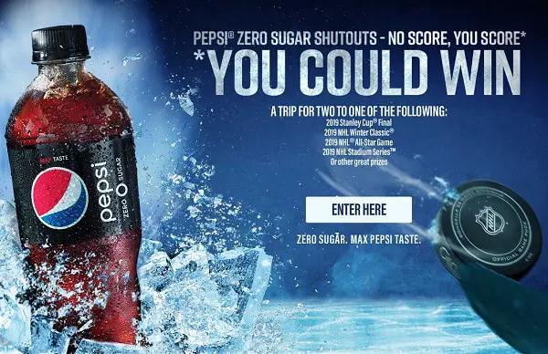 Pepsi Zero Sugar Shutouts Sweepstakes