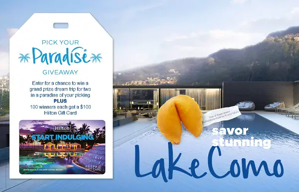 Hilton Honors Pick Your Paradise Giveaway