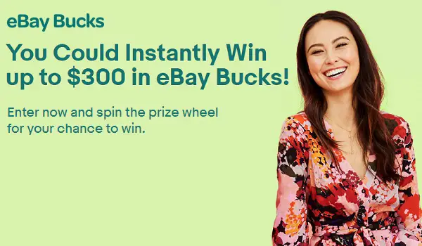 EBay Bucks Instant Win Game and Sweepstakes