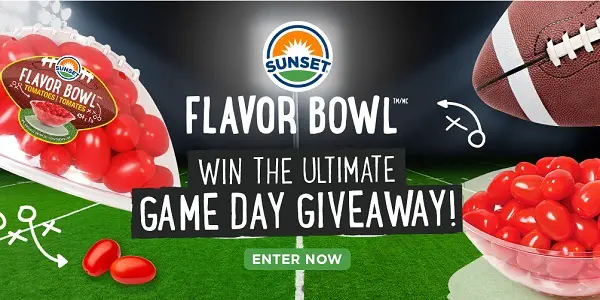 Sunset Grown Flavor Bowl Sweepstakes