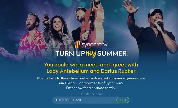Synchrony Turn Up My Summer Sweepstakes
