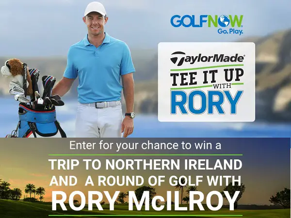 GolfNow Tee It Up with Rory Sweepstakes