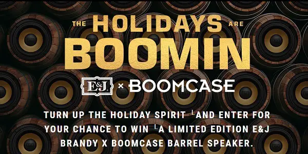 E. & J. Gallo Winery Boomin Sweepstakes: Win 1 of 20 Barrel Speakers