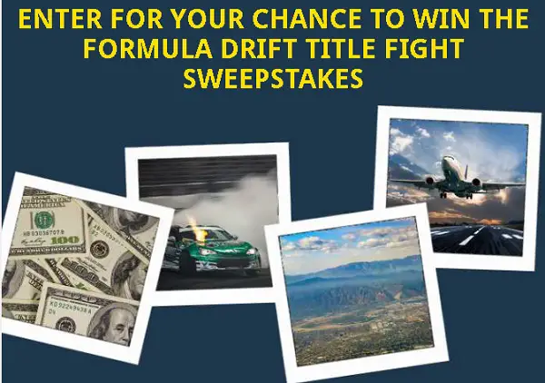 RainX Formula Drift Title Fight Sweepstakes