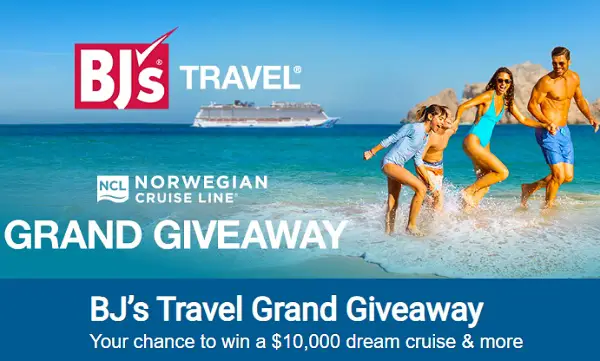 BJ's Travel Giveaway: Win a $10,000 Dream Cruise!