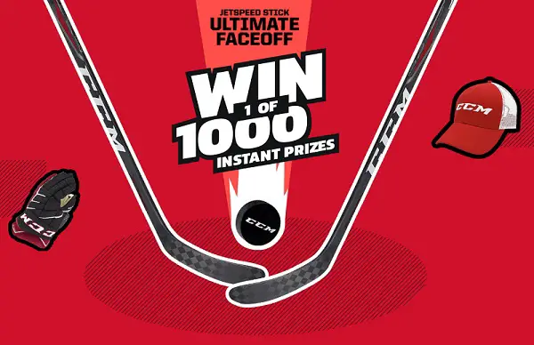 CCM Hockey Jetspeed Stick Ultimate Faceoff Sweepstakes