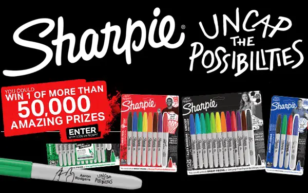 Sharpie Uncap the Possibilities Instant Win Game: Win Over 50000 Free Marker