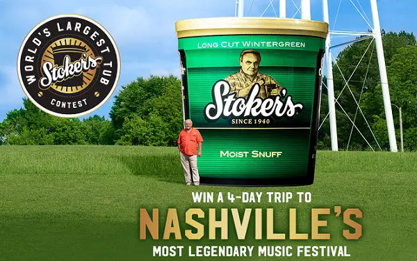 Stokers Worlds Largest Tub Sweepstakes