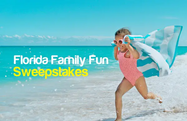 Florida Family Fun Sweepstakes: Win 1 of 5 free Trip!