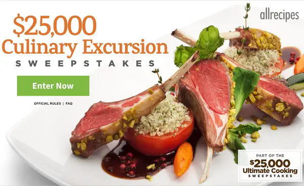 Allrecipes.com $25,000 Summer Sweepstakes