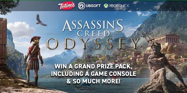 Assassin’s Creed Odyssey Totino’s Sweepstakes: Win 1 of Over 500 Prizes