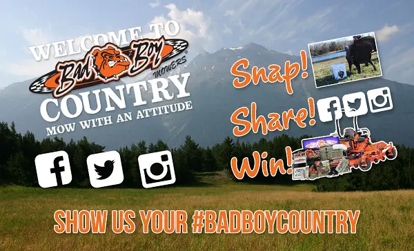 America’s Bad Boy Country Mowers Sweepstakes